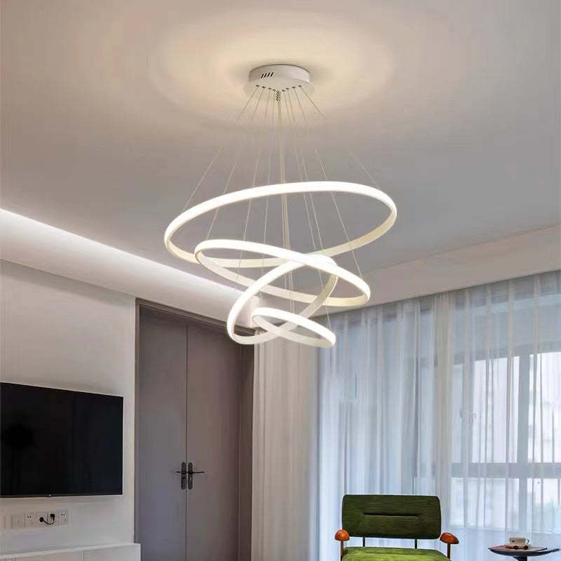 Modern Ring Pendant Light | 7.9 - 15.8 in | Metal & Silicon | Dimmable | Indoor | Brick by Brick