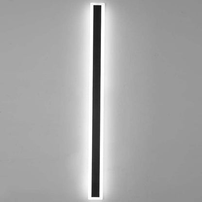 Linear Outdoor Wall Light | 3.1 x 11.8 - 78.7 in | Dark Steel Finish | Edge Modern Glow | Warm or Cool LED | Brick by Brick