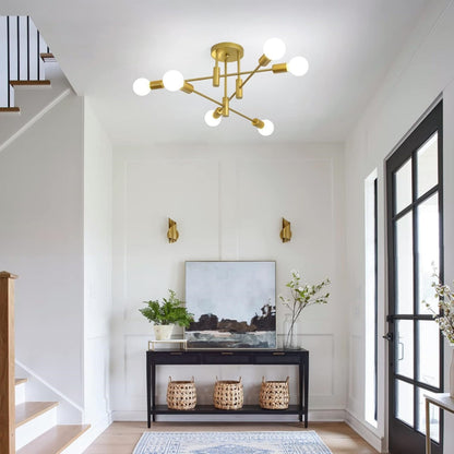 Modern Ceiling Light | Scandinavian Style | Multi-Light Fixture | Minimalist Metal Fixture | Brick by Brick