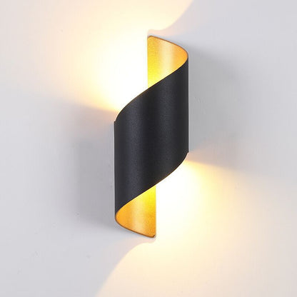 Conch-Shape Outdoor Wall Lamp | Small 9 x 3.1 in or Large 11 x 3.9 in | Orr Modern | Metal / Acrylic | Brick by Brick