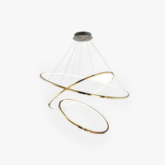 Arisha 3–5 Ring Pendant Light |  3 rings 31.5 + 39.4 + 47.2 in  | 3-Color Temperature Switchable | Adjustable LED | Brick by Brick