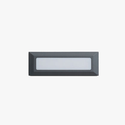 Rectangular LED Deck Step Light | Orr Outdoor Fixture 9.1″ × 3.1″ | Metal & Acrylic | Brick by Brick