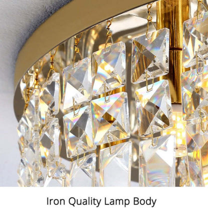 Marilyn Luxury Flush Mount Ceiling Light | Dia 19.7 - 31.5 in | Gold Finish | Crystal & Metal | LED Indoor Lighting | Brick by Brick