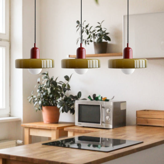 3-Light Glass Chandelier | 59.06 x 38.98 in | Contemporary Ceiling Fixture | Elegant Home Décor Lighting | Brick by Brick