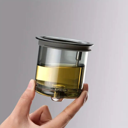 Magnetic Glass Teapot | 700ml | Precision Tea Maker | Borosilicate Glass & Stainless Steel | Brick by Brick