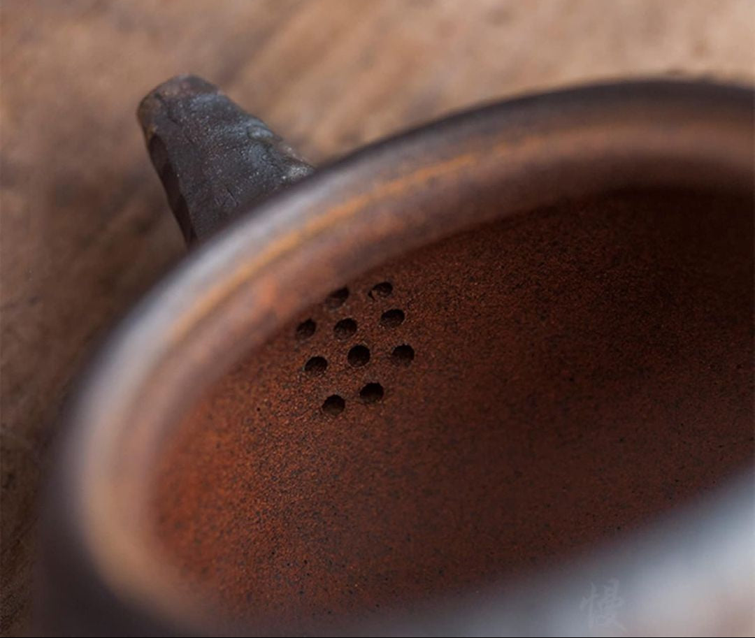 Japanese Pottery Tea Set | Wabi-Sabi Ceramic Design | Rustic Stone Texture | Brick by Brick