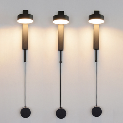 Gold Wall Sconce | 6.1 x 3.94 x 10.6 in | Modern LED Lamp with Dimmer | Adjustable Arm | Brick by Brick