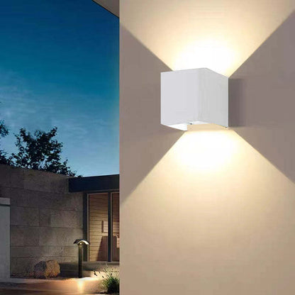 Adjustable Square LED Outdoor Wall Light | H3.9 in | Orr Style | 6-10W | Multiple Colour & Temp Options | Brick by Brick
