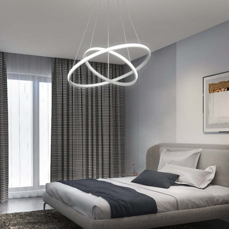 Modern Ring Pendant Light | 7.9 - 15.8 in | Metal & Silicon | Dimmable | Indoor | Brick by Brick