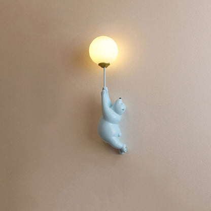 Bear Balloon Ceiling Light | 6.7 x 14.2 in | LED Kids Flush Mount | 3 Colors | Brick by Brick