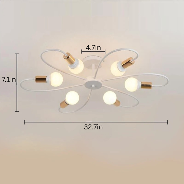 Modern Industrial Ceiling Lamp | L19.69-32.68 in | E27 Pendant Light | Retro Iron Chandelier | Brick by Brick