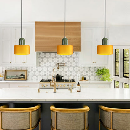 Bauhaus Glass Pendant Light | Modern Globe Design | Adjustable Ceiling Lamp | Brick by Brick