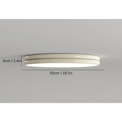 Bauhaus Green Ceiling Lamp | 11.8 - 19.7 in | Round Mid-Century LED Light | Colorful Decorative Lighting | Brick by Brick
