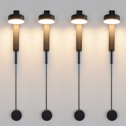 Gold Wall Sconce | 6.1 x 3.94 x 10.6 in | Modern LED Lamp with Dimmer | Adjustable Arm | Brick by Brick