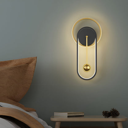 Wall Clock | Led Light | Silent Movement | Ambient Glow | Creative Modern Design