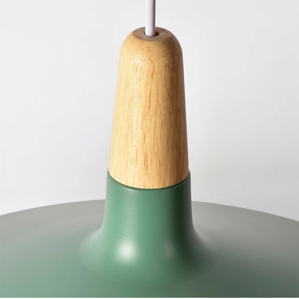 Nordic Macaron Pendant Light | Wooden Accent | Minimalist Charm | D7.09"-15.35" | Brick by Brick
