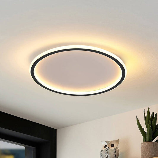 Ultra-Thin Modern Ceiling Light | Flush Mount LED for Low Ceilings | Round & Dimmable