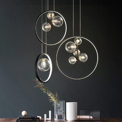 Valentina Glass Bubbles LED Pendant Light | Dia 11 - 19.7 in | Modern Design | Adjustable Cord | Brick by Brick