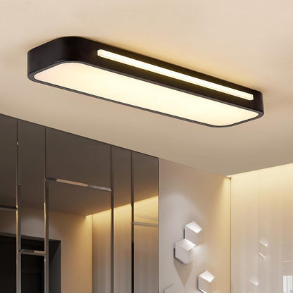 Modern Nordic LED Ceiling Light | 18.89–30.70 in | Minimalist Long Acrylic Fixture | Brick by Brick