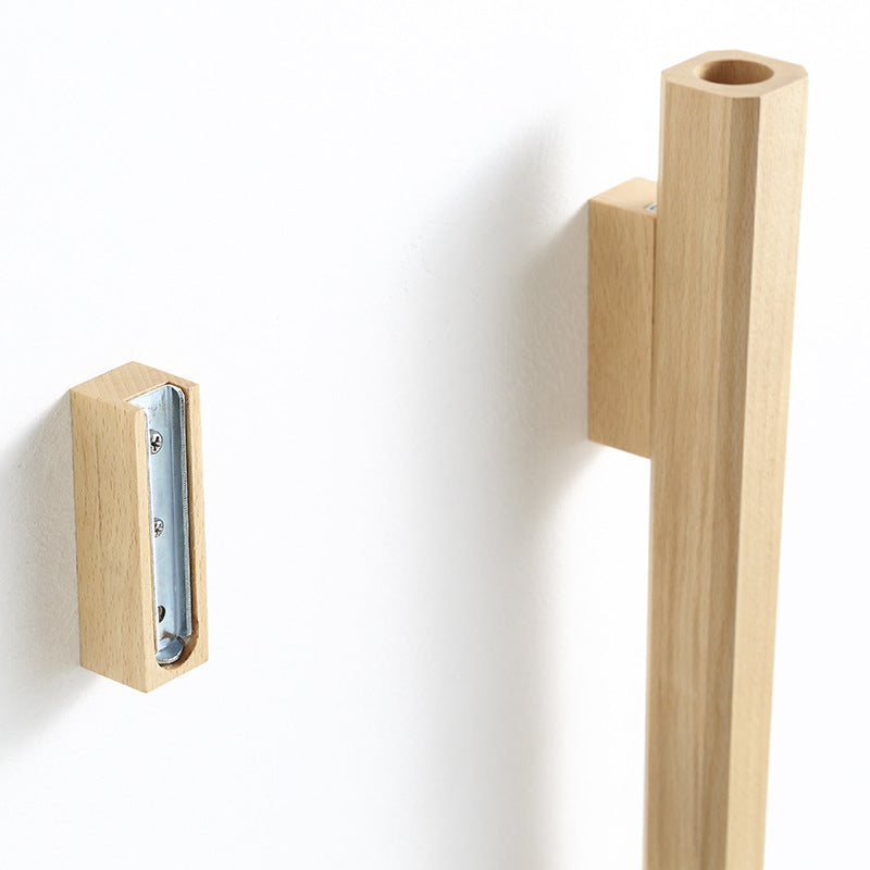 Modern Wall Vase | 6 x 4 in | Solid Walnut Wood Design | Minimalist Wall Décor Accent | Brick by Brick