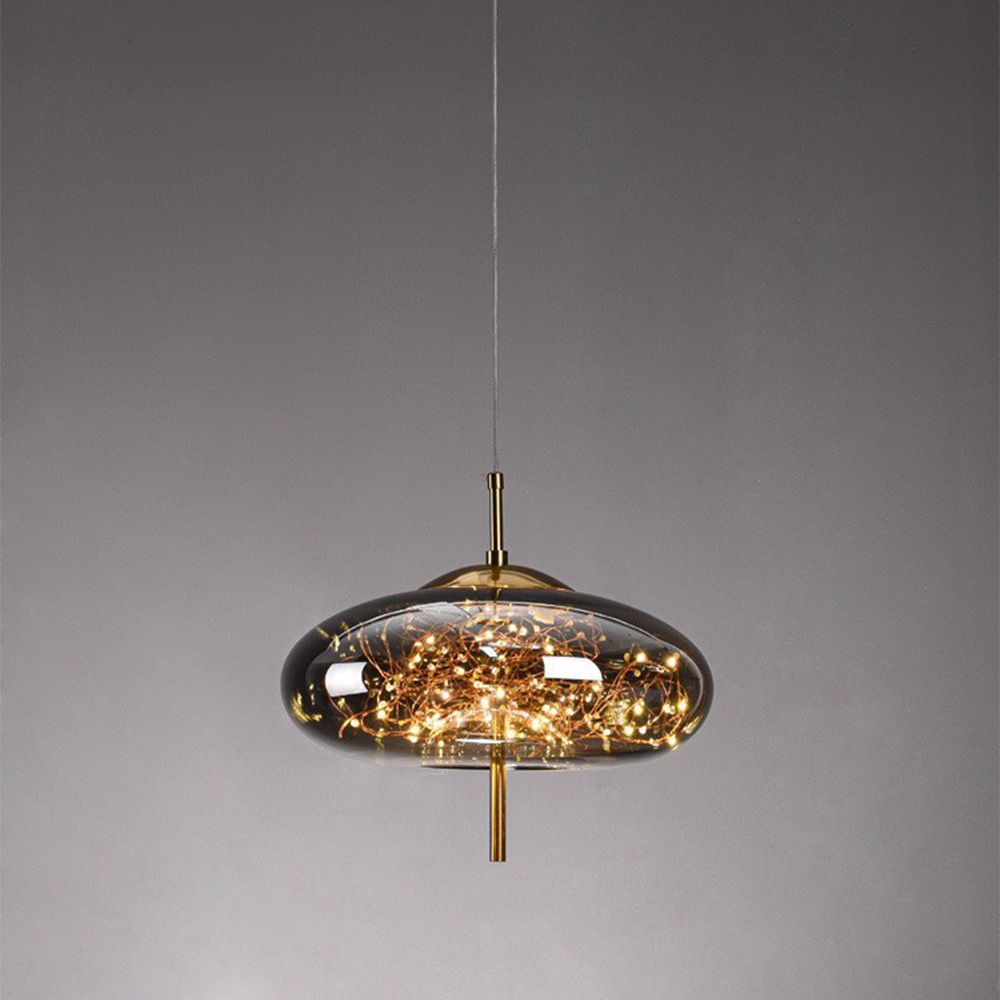 Nordic Pendant Light | Luxury LED Lighting | Modern Glass Pendant | Energy-Efficient Home Décor | Brick by Brick