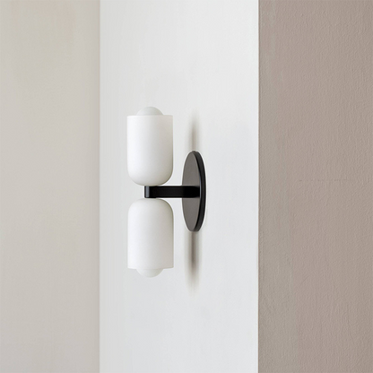 Double‑Head Wall Sconce | Unisex Metal & Acrylic Dual‑Light | Brick by Brick