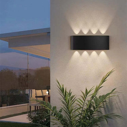 Waterproof RGB LED Wall Light | 3.15 x 3-12.4 in | Aluminum Outdoor & Indoor | Energy-Efficient | Brick by Brick
