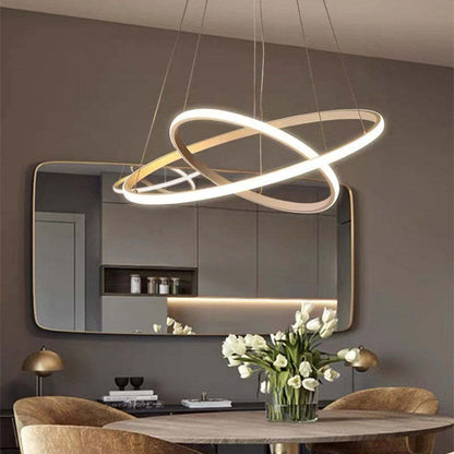 Modern Ring Pendant Light | 7.9 - 15.8 in | Metal & Silicon | Dimmable | Indoor | Brick by Brick