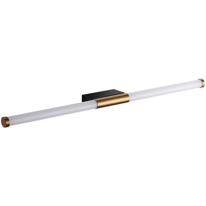 Modern Bar Wall Light | L19.3 - L27.2 in | Gold Linear Design | Minimalist Metal | Brick by Brick
