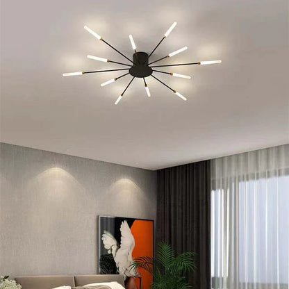 Astralis Ceiling Light | 12 - 42 Incandescent Bulbs | Nordic LED Chandelier | Modern Metal Fixture | Brick by Brick