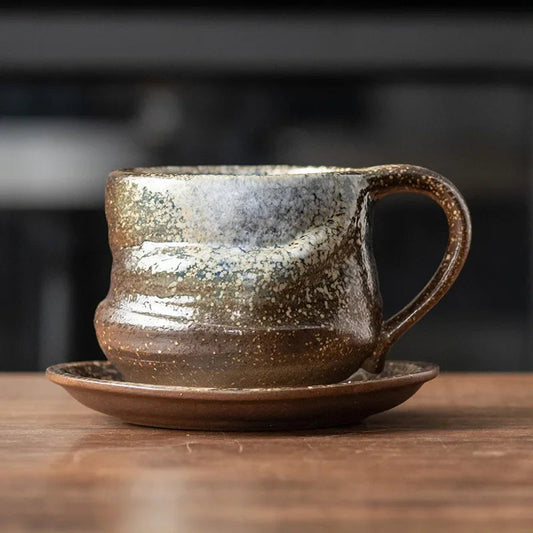 Attaki Handmade Ceramic Mug Set | Unique Pottery Coffee & Tea Cups | Earthy Tones | Brick by Brick London 0
