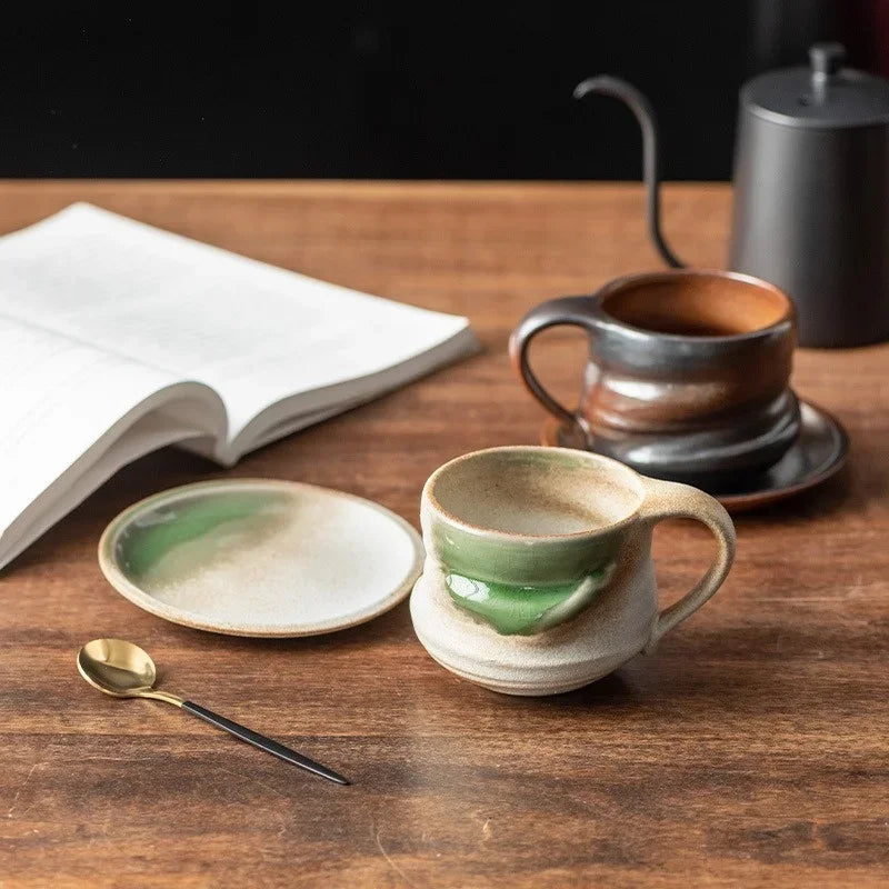 Attaki Handmade Ceramic Mug Set | Unique Pottery Coffee & Tea Cups | Earthy Tones | Brick by Brick London 2