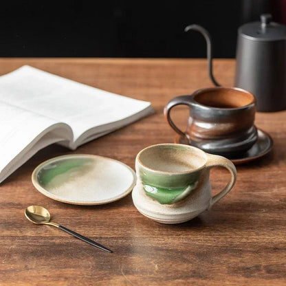 Attaki Handmade Ceramic Mug Set | Unique Pottery Coffee & Tea Cups | Earthy Tones | Brick by Brick London 2