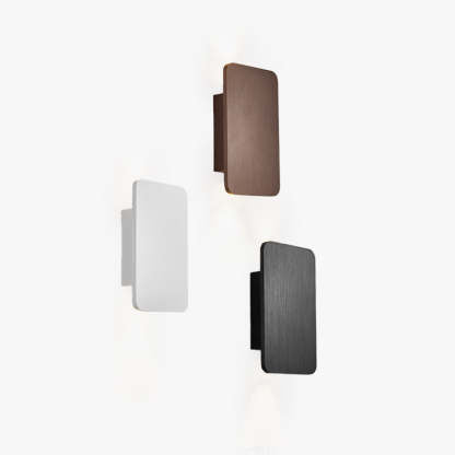 Modern Square Wall Sconce | 7.9 in × 2.4 in | LED Metal & Acrylic Indoor Lamp | Bedroom & Living Room | Brick by Brick