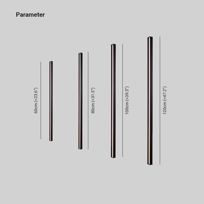 Minimalist LED Linear Wall Lamp | Modern Metal & Acrylic Fixture | 23.6–47.2 in | Brick by Brick