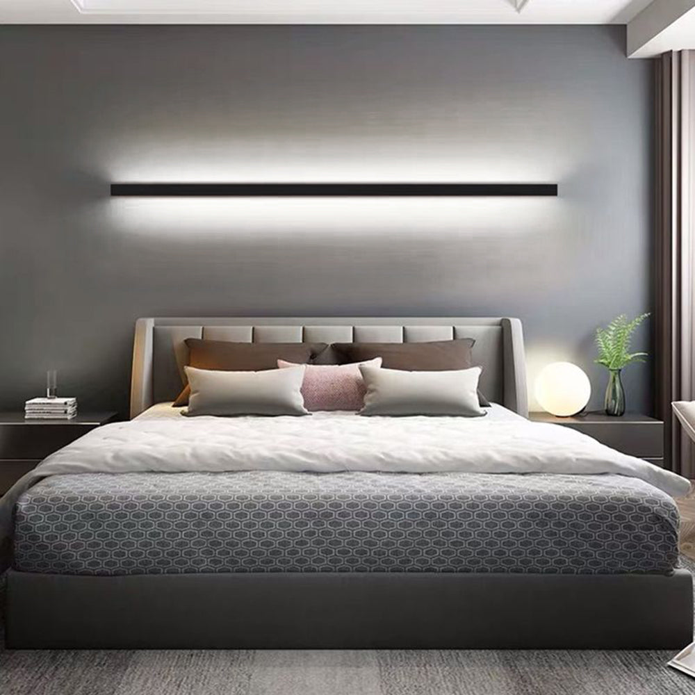 Minimalist LED Linear Wall Lamp | Modern Metal & Acrylic Fixture | 23.6–47.2 in | Brick by Brick