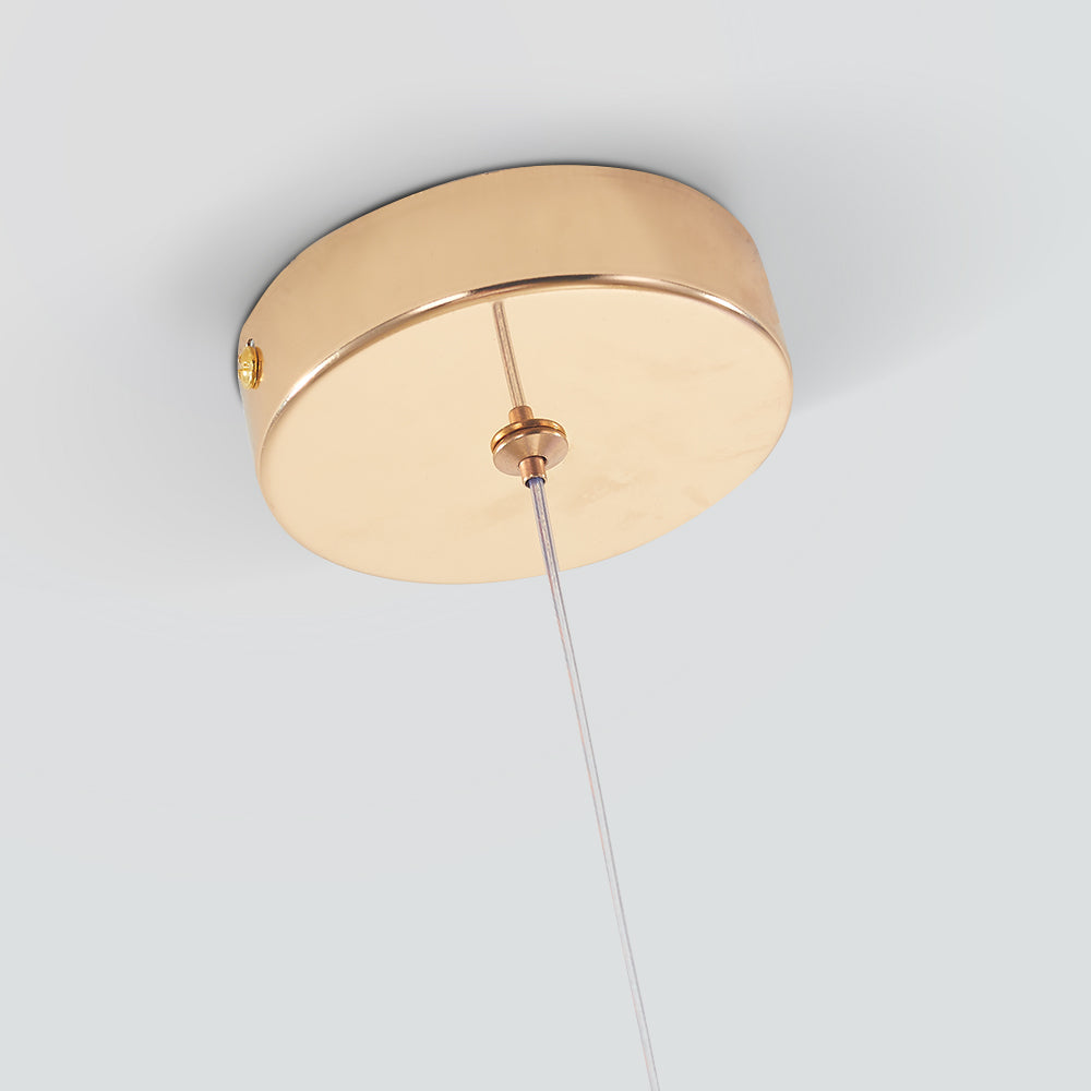Teardrop Crystal Pendant Light | 1/3/5 Heads | Metal + Crystal Ceiling Light | LED Modern Fixture | Brick by Brick