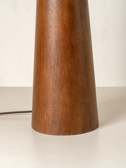 Baneza Floor Lamp Aged Brass | Standing Lamp for Living Room | Cream Linen Shade | Brick by Brick London 4