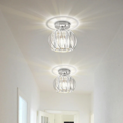 Nordic Glass Pendant Light | 6.3 in | Globular Shade | Modern Minimalist Lighting | Elegant Home Accent | Brick by Brick