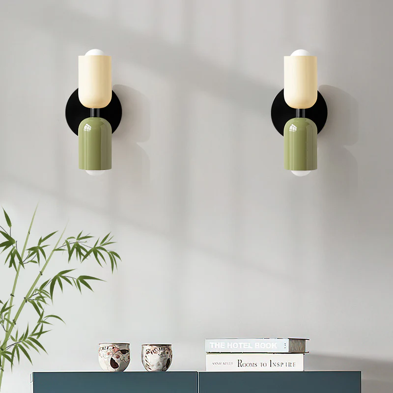 Double‑Head Wall Light | Utility Room | Unisex Glass | Dual‑Head Fixture | Brick by Brick