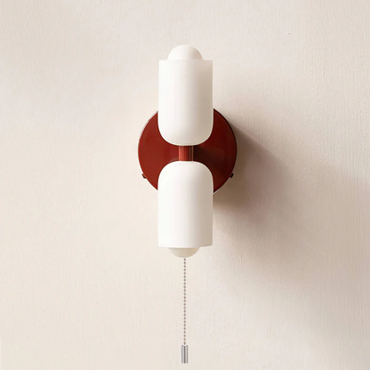 Double‑Head Wall Sconce | Unisex Metal & Acrylic Dual‑Light | Brick by Brick