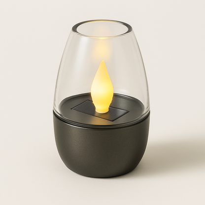 Solar Outdoor Candle Light | Warm White LED | Waterproof IP44 | 6–8h Runtime | No Wiring