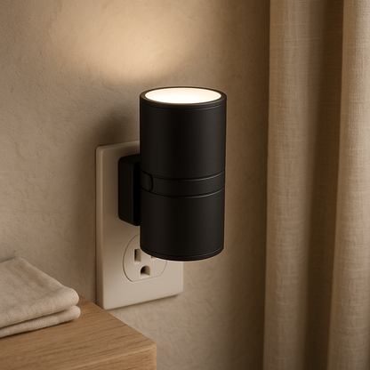 Dimmable LED Night Light | Auto Dusk Sensor | Compact Plug-In Design