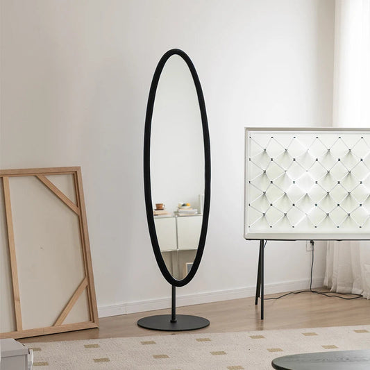 Chinatsu Decorative Mirror | Modern Wall Mirror | Elliptical Frame | Sculptural Design | Brick by Brick London 0