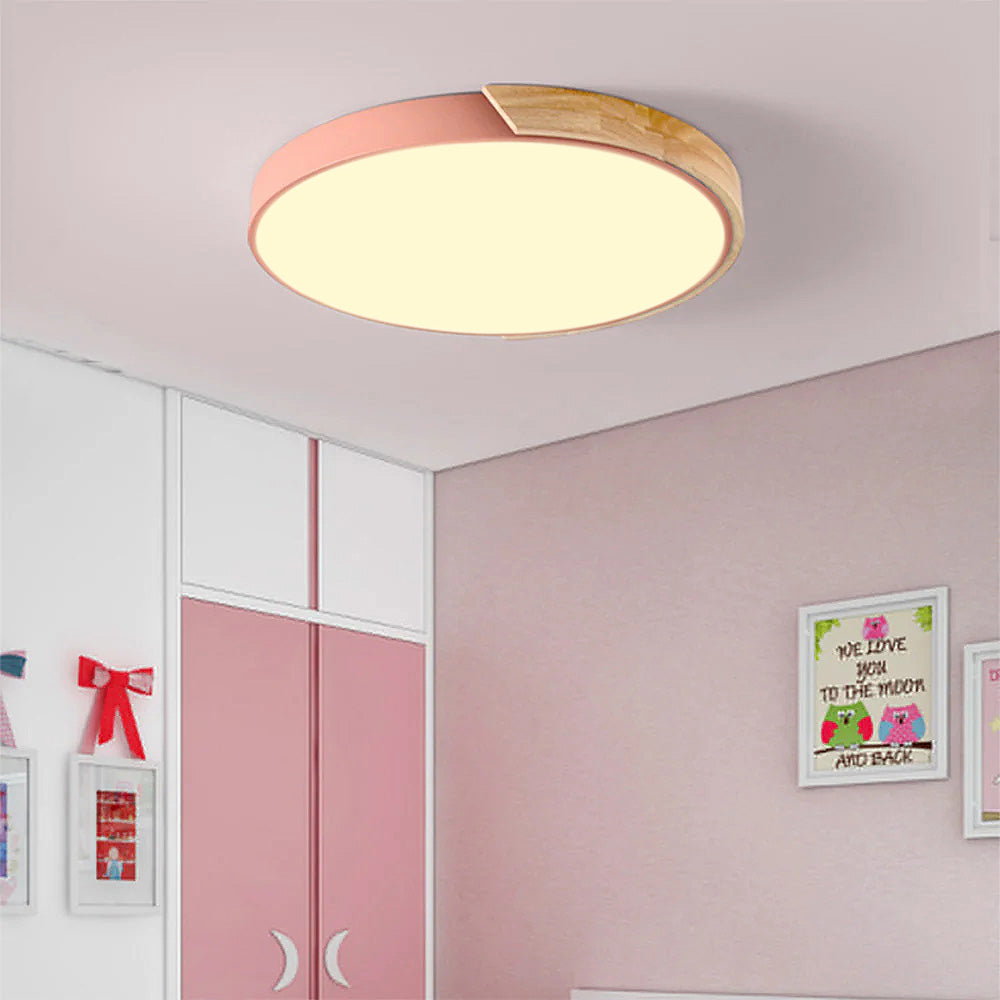 Colorful LED Round Ceiling Light | Modern Acrylic Fixture | Vibrant Decorative Lighting | Brick by Brick