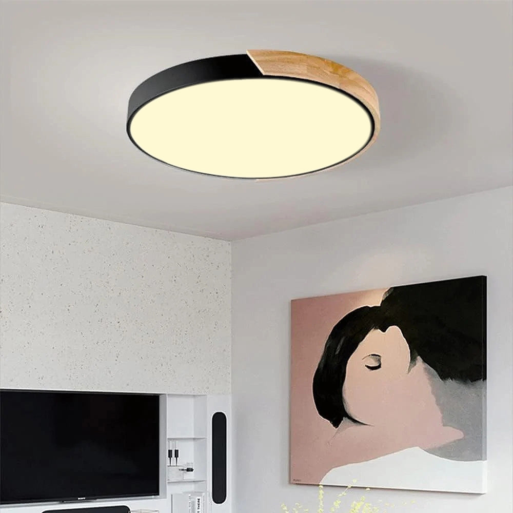 Colorful LED Round Ceiling Light | Modern Acrylic Fixture | Vibrant Decorative Lighting | Brick by Brick