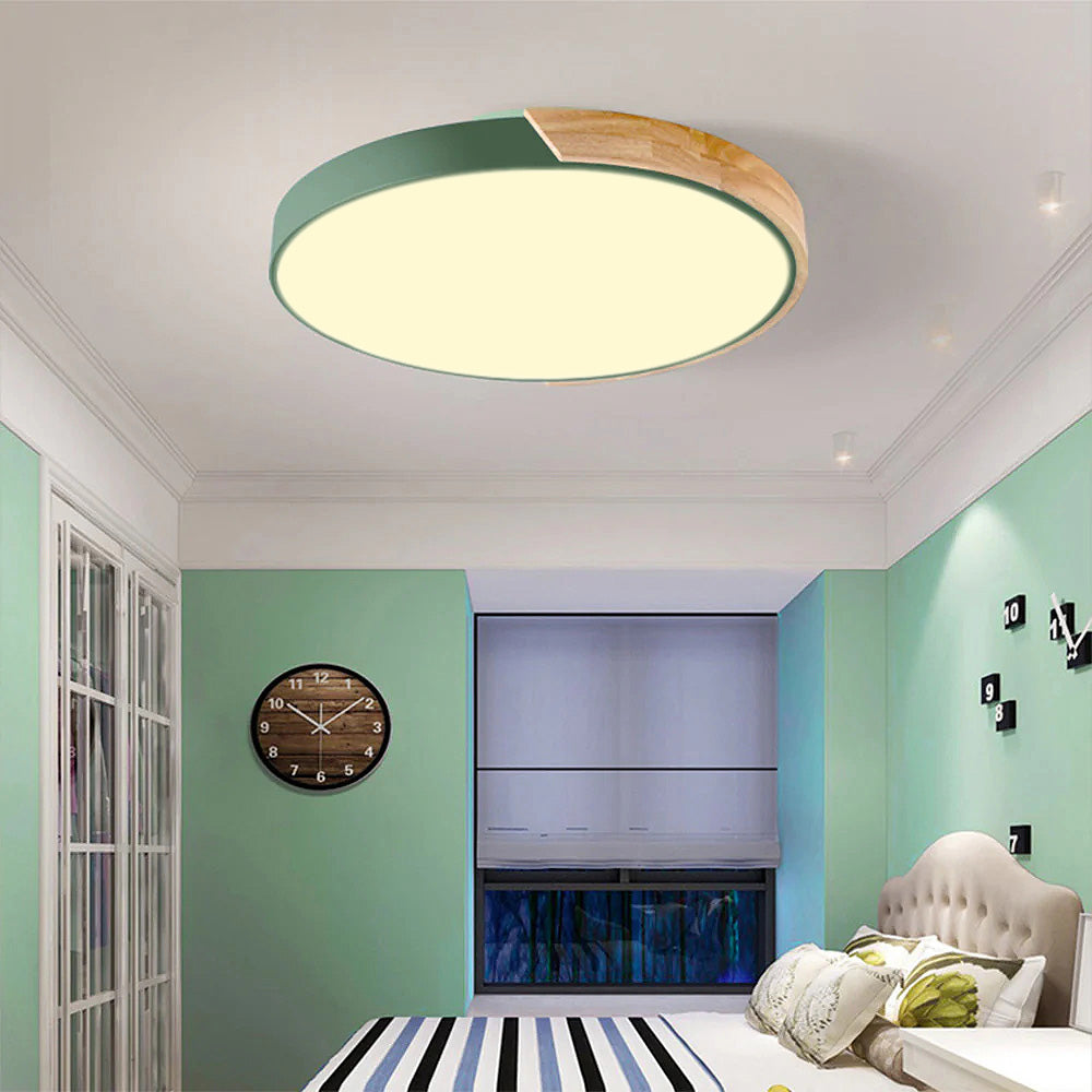 Colorful LED Round Ceiling Light | Modern Acrylic Fixture | Vibrant Decorative Lighting | Brick by Brick