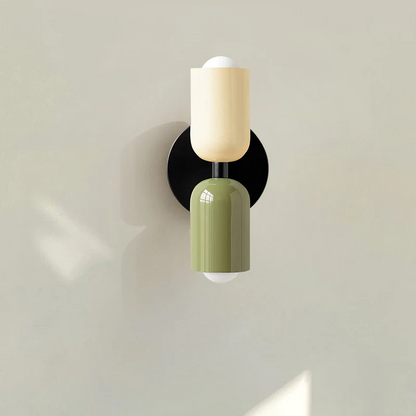 Double‑Head Wall Light | Utility Room | Unisex Glass | Dual‑Head Fixture | Brick by Brick