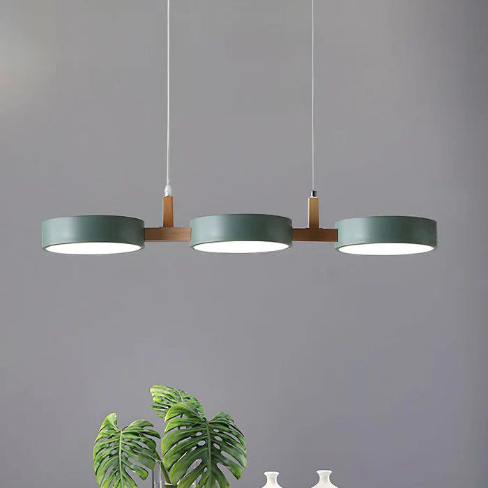 Contemporary Metal Cylinder Pendant Light | 30.3×7.87 in | Nordic Multi-Light Fixture | Brick by Brick