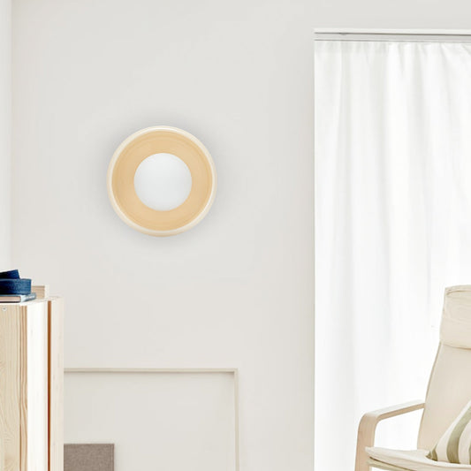 Modern Ceramic Wall Lamp | 5.91in | White Stained Finish | Indoor Lighting | Brick by Brick